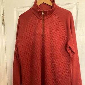Gently Used JAG 1/4 Zip Soft Quilted Pull Over Sweatshirt